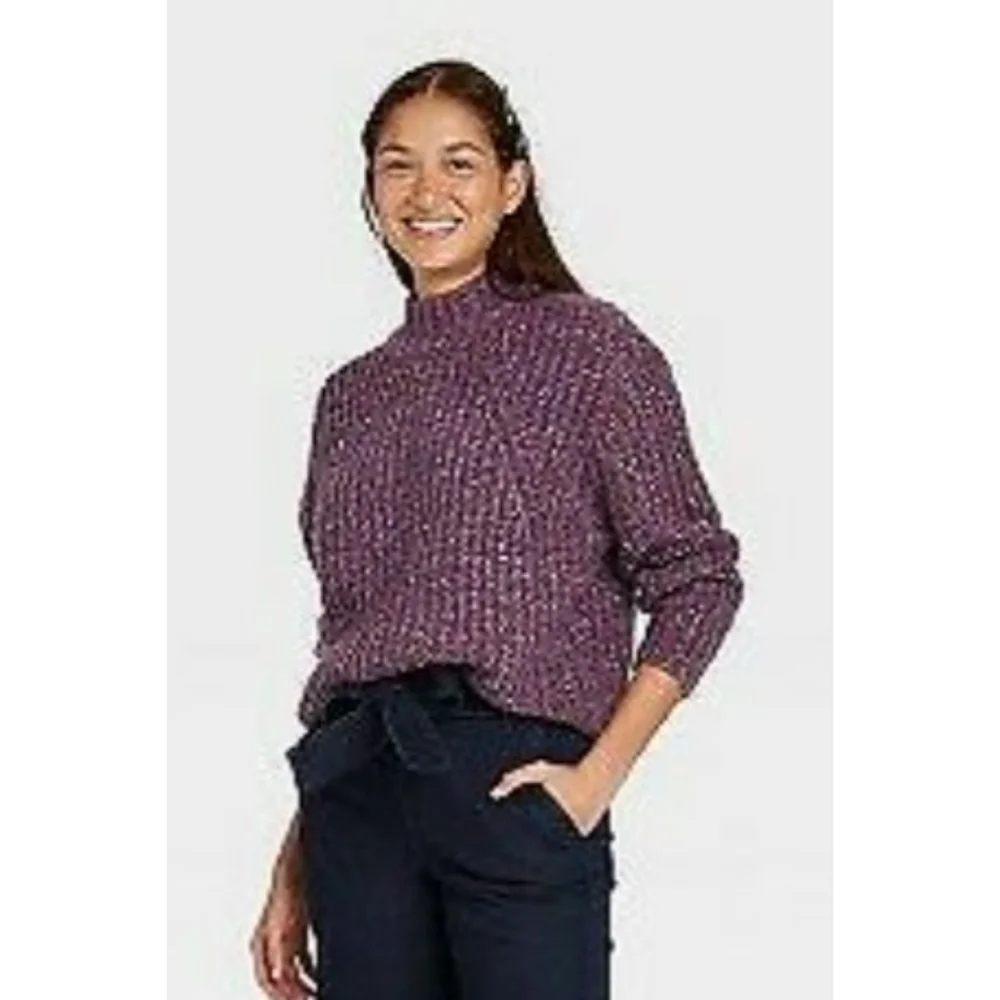A New Day mock turtleneck pullover sweater
